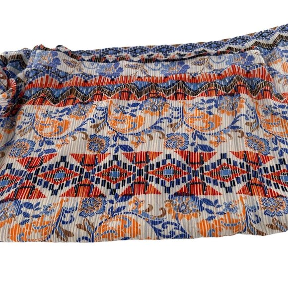 Johnpaulrichard Multicolor Boho Asymmetrical High-Low Skirt Large Stretch Boho - Picture 8 of 12